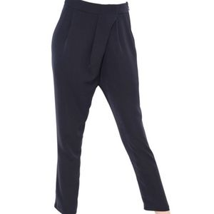 Soft Twill Trouser in Navy Blue